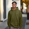 Dalix Astronaut Embroidery Relaxed Hoodie Soft Fleece Sweatshirt Drawcord Fit Lounge Mens - 3 of 4