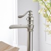 BWE Waterfall Single Hole Single-Handle Vessel Bathroom Faucet With Pop-up Drain Assembly - 3 of 4