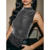 Clearlove Women's Irregular Hem Sleeveless FashionableTop Shirt Party Club Night. - 2 of 4