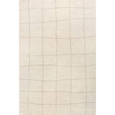 Frenshe Interiors x Rugs USA - Cove Checked Wool Indoor Area Rug