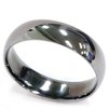 Pompeii3 Black Plated Wedding Band 14K Gold - 4 of 4