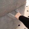 LIVAREEmlen Comfy Bean Bag Sofa with Back Support, Faux Fur Bean Bag Chair for Adults, Stuffed Floor Sofa for Living Room, Bedroom, Apartment - 2 of 4