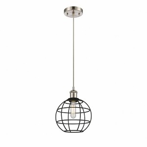 Lake Placid - 1 Light Cord Hung Pendant In Industrial Style-10.25 Inches Tall and 8 Inches Wide - 1 of 1