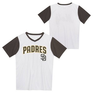 MLB San Diego Padres Boys' Pinstripe Pullover Jersey - 1 of 3