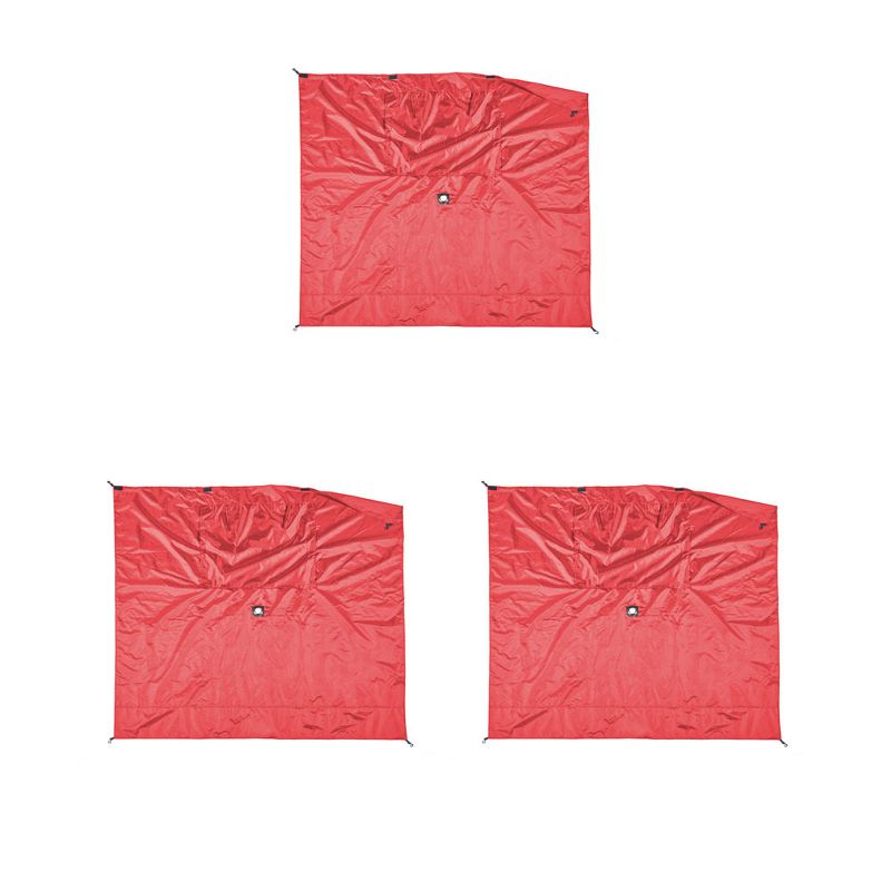 Clam Quick-Set Screen Hub Red Fabric Wind & Sun Panels, Accessory Only (6 Pack), 2 of 5