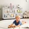 Tinyhomie Wooden Storage Cabinet with 5 Sections, Montessori Kids Bookshelf and Toy Organizer for Nursery, Playroom & Classroom - 2 of 4