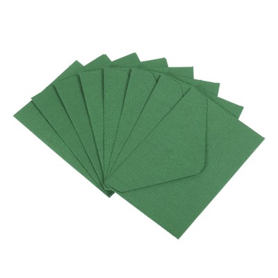 Unique Bargains Blank Paper Mini Vintage DIY Greeting Card Envelope 20 Pcs
