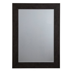 43" x 31" Bryson Framed Decorative Wall Mirror Brown - Yosemite Home Decor: Modern Style, No Assembly, Wall Mounted - 1 of 4