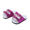 Sophia’s Fabulous Bright Glittery Sparkly 2-Strap Summer Sandals for 18” Dolls - 2 of 3