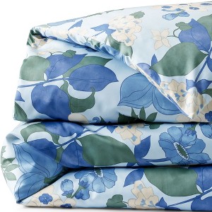 400 Thread Count Premium Supima Cotton No Iron Sateen Duvet Bed Cover - 1 of 4