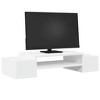 Aghana Digitals White Engineered Wood Monitor Riser with 4 Storage Slots - 27.6"x10.6"x5.9", - 3 of 4