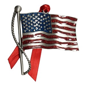 Gloria Duchin American Flag Tree Ornament - 1 of 2