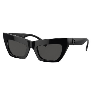 Burberry BE 4405 409387 Womens Cat Eye Sunglasses Black 51mm - 1 of 4