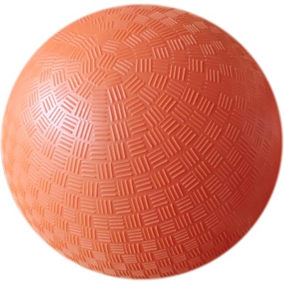 KUYOTQ 8.5 Inch Playground Ball with Air Pump, Pack of 1 Ball with 1 Pump, Official Size for Dodge Ball, Handball, Camps and Schools£¨Orange£©