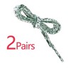 INSPIRE CHIC Gender Neutral Flat Leopard Print Pattern Fashion Shoelaces 2 Pairs - 3 of 4