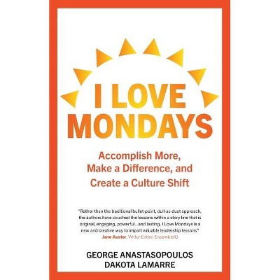 I Love Mondays - by  George Anastasopoulos & Dakota Lamarre (Paperback)