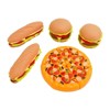 Topteng Play Food Set with Burger Pizza - 3 of 4
