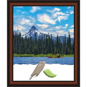 Amanti Art Cyprus Walnut Narrow Wood Picture Frame - 1 of 4