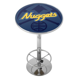 NBA Bar Table with Footrest by Trademark Gameroom - 1 of 4