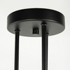 DORESshop 6-Light Black Sputnik Modern Linear Semi Flush Mount - image 4 of 4