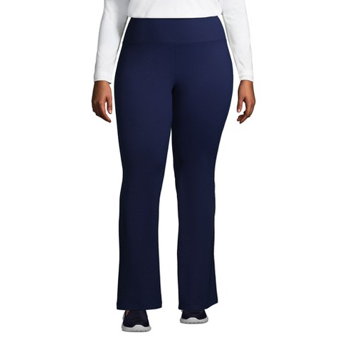 Lands' End Women's Plus Size Active Flare Yoga Pants - X Large Plus - Deep  Sea Navy : Target