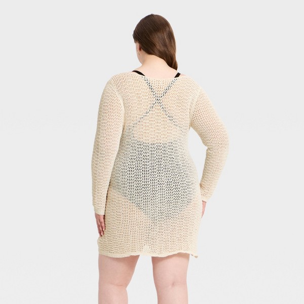 Vestido mini de punto para mujer - A New Day™ Crema 2