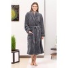 ADR Women's Fuzzy Plush Fleece Robe, Warm Soft Bathrobe for Her - 3 of 4