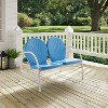 Griffith Outdoor Loveseat - Sky Blue - Crosley - 4 of 4
