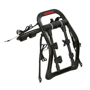 Yakima FullBack 2 Bike Capacity Trunk Bike Strap Rack with 4 Strap Attachment, SuperCrush ZipStrips, Bomber External Frame, and Bottle Opener, Black - 1 of 4