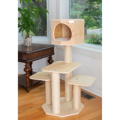 Scots Pine 20" x 20" Outdoor Cat Tree with Sisal Posts