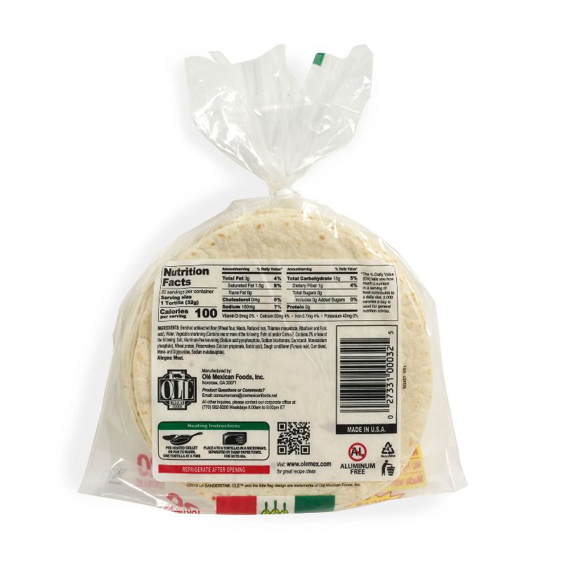 La Banderita Family Pack Flour Tortillas - 22.5oz/20ct, 3 of 6