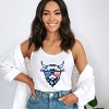 Simply Sage Market Patriotic Cow Sunglasses Racerback Tank - 4 of 4
