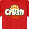 Crush Orange Soda Logo Crew Neck Short Sleeve Red Women's T-shirt - 2 of 3