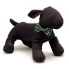 The Worthy Dog Holiday Candy Cane Bow Tie - Adjustable Pet Collar Accessory - 3 of 4