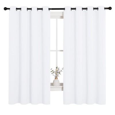 NICETOWN Grommet Top Blackout Curtains, Thermal Insulated Noise Reducing Window Drapes (Set of 2)