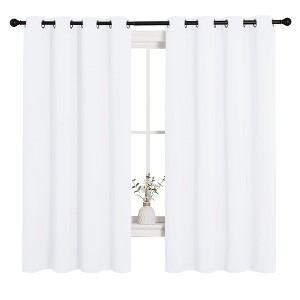 NICETOWN Grommet Top Blackout Curtains, Thermal Insulated Noise Reducing Window Drapes (Set of 2) - 1 of 4