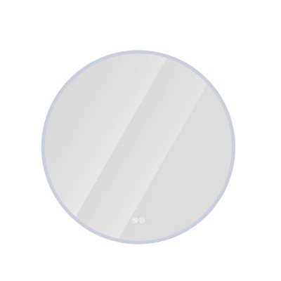 32''Round Bathroom Mirror-Wall Mount Vanity, Anti-Fog,Makeup Mirror for Bedroom & Bathroom,Mirror for Modern Home Decor