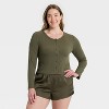 Women's Ribbed Pajama Cardigan - Auden™ - 4 of 4