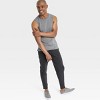 Men's Cotton Fleece Jogger Pants - All In Motion™ - 3 of 3