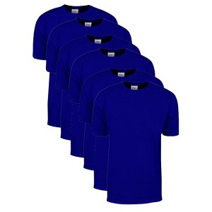 6 Pack Shaka Wear Men's Max Heavyweight Short Sleeve Crew Neck T-Shirt - 1 of 4