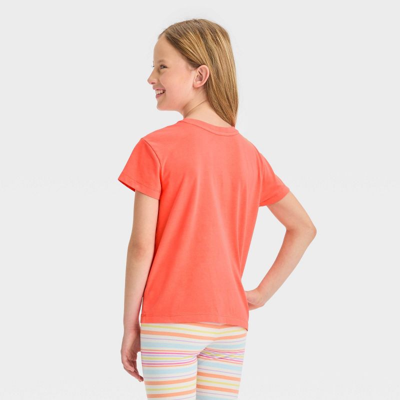 Girls' Short Sleeve Pocket T-Shirt - Cat & Jack™, 3 of 5