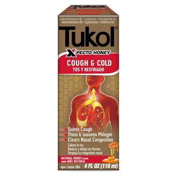 Tukol X-Pecto Miel Multi Symptom Cold Relief Liquid - Natural Honey - 4 fl oz