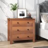 Tangkula 3-drawer Dresser w/ Convenient Handles Smooth Slide Rails Accent Table - 2 of 4