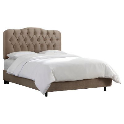 Twin Seville Velvet Upholstered Bed Mystere Mondo - Skyline Furniture