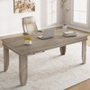 Farmhouse Dining Table for 8 Person, 71" Long  Wood Kitchen Tables, Wooden Sturdy Frame, Rustic Large Rectangular Dinner Table,Grey - 3 of 4