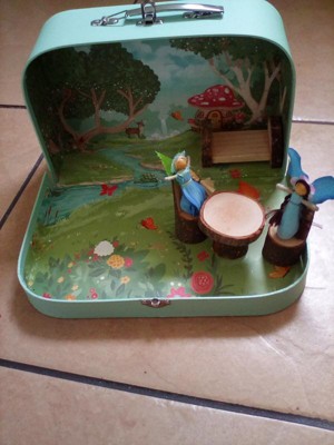 Secret Garden Travel Dollhouse Set with Dolls and Furniture – Hearthsong