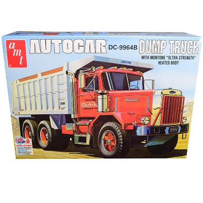 Skill 3 Model Kit Autocar DC-9964B Dump Truck 1/25 Scale Model by AMT