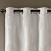 PAGED Knitted Jacquard Total Blackout Curtain for Bedroom,Window Curtain Panel with Grommet Top,Living Room Curtains Machine Washable - 3 of 4