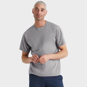 Hanes Unisex Garment Dyed Cotton T-Shirt - 1 of 4