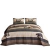 Marcielo Cotton Bear Deer Forest Quilt Bedspread Set - 2 of 4